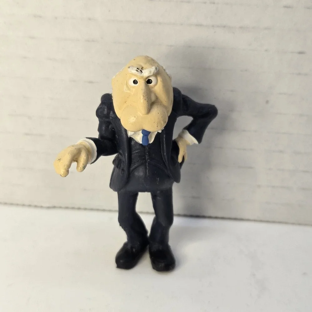 STATLER- RARE Mini PVC figure Muppet Show Schleich 1970s Jim Henson Muppets 1978